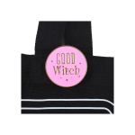 Good Witch Social Club Polycotton Tote Bag with Pin Badge - Image 4