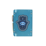Hand of Hamsa A5 Notebook with Crystal Chip Pen - Image 3
