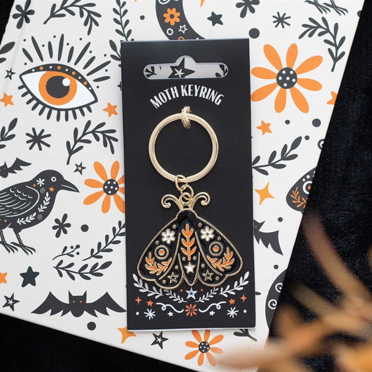 Folk Moth Keyring - Image 1