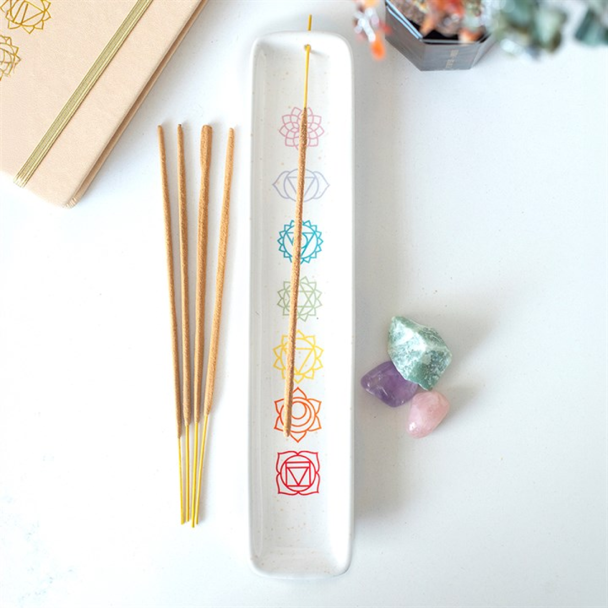 Chakra Flow Incense Stick Ash Catcher - Image 1