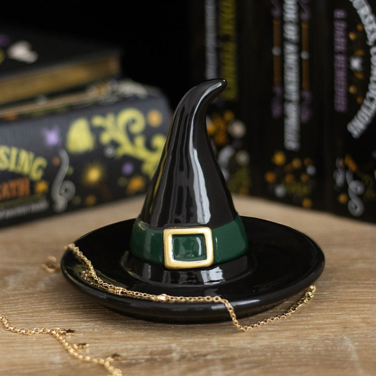 Black Witch Hat Trinket Dish - Image 1