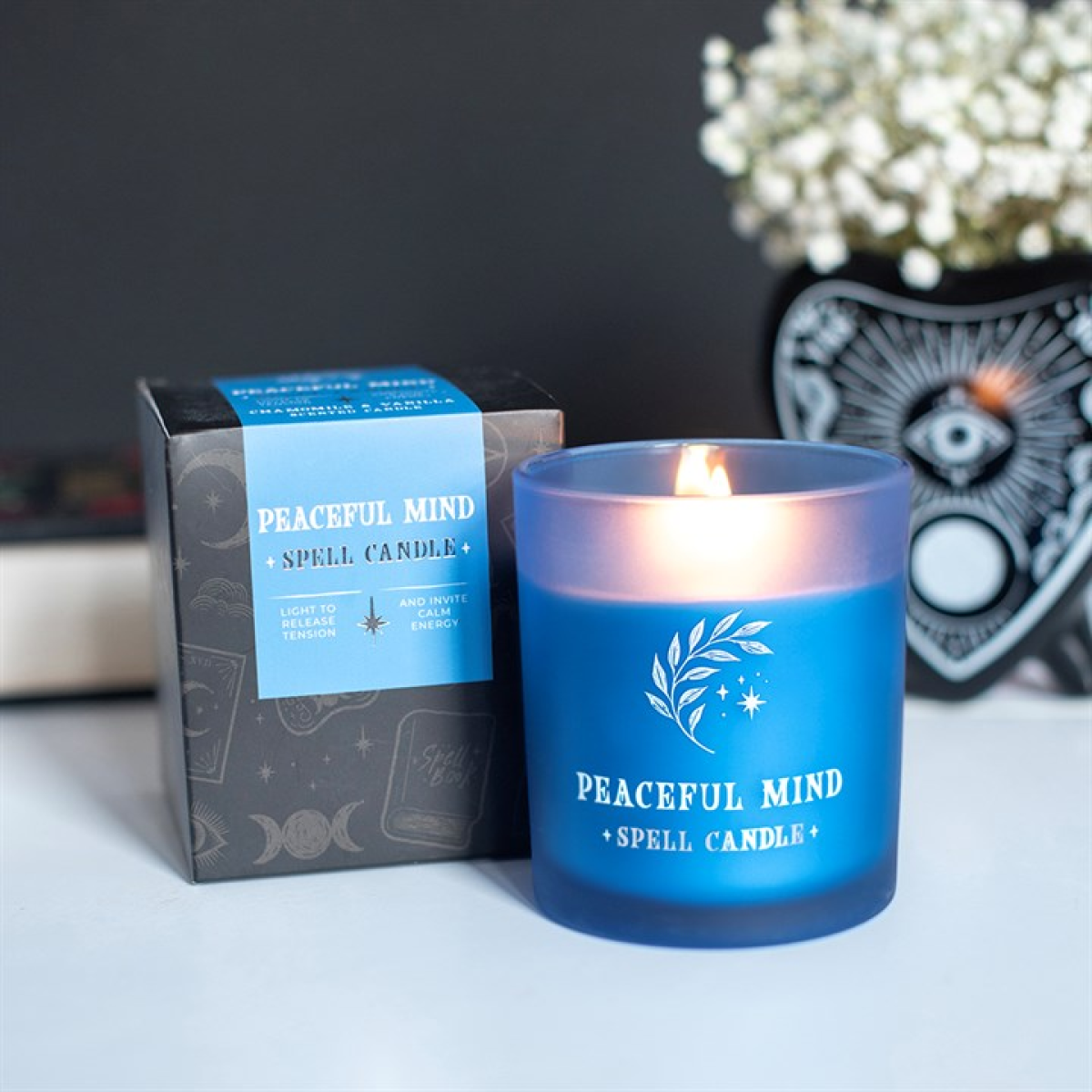 Peaceful Mind Chamomile & Vanilla Scented Candle - Image 1