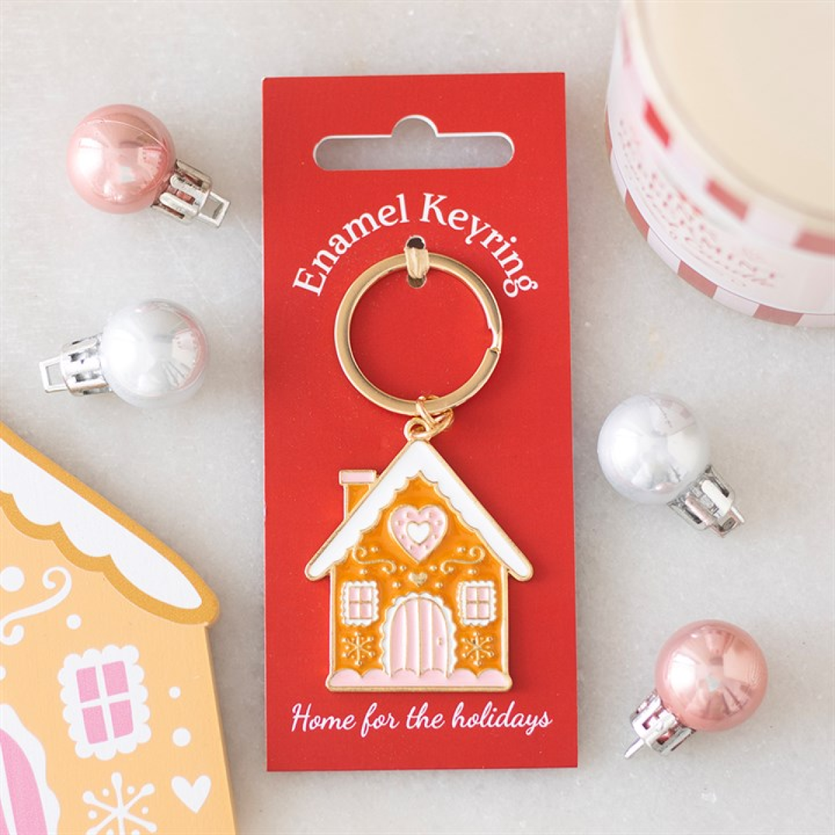 Gingerbread House Keyring - Image 1