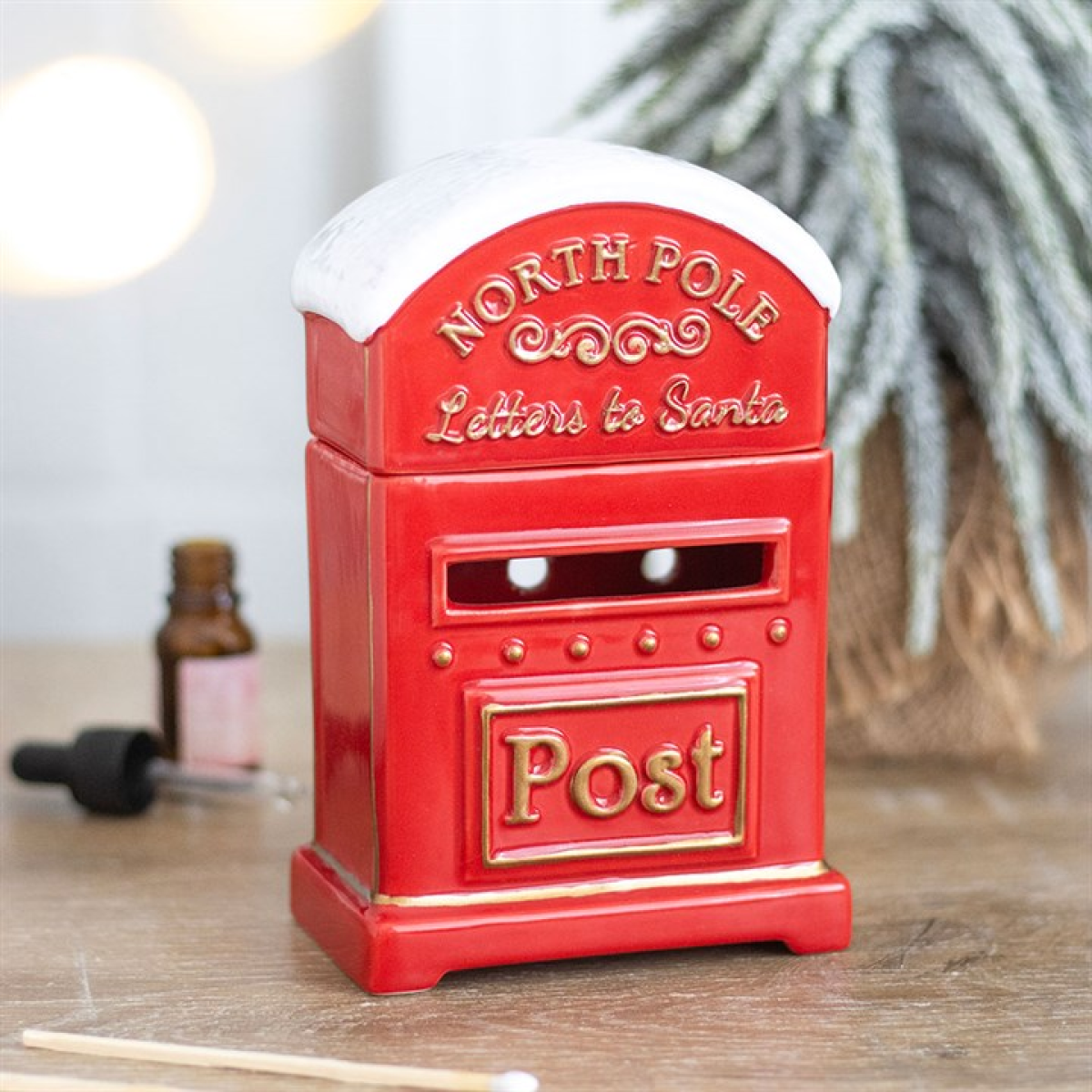 Letters to Santa Christmas Post Box Oil Burner - Image 1