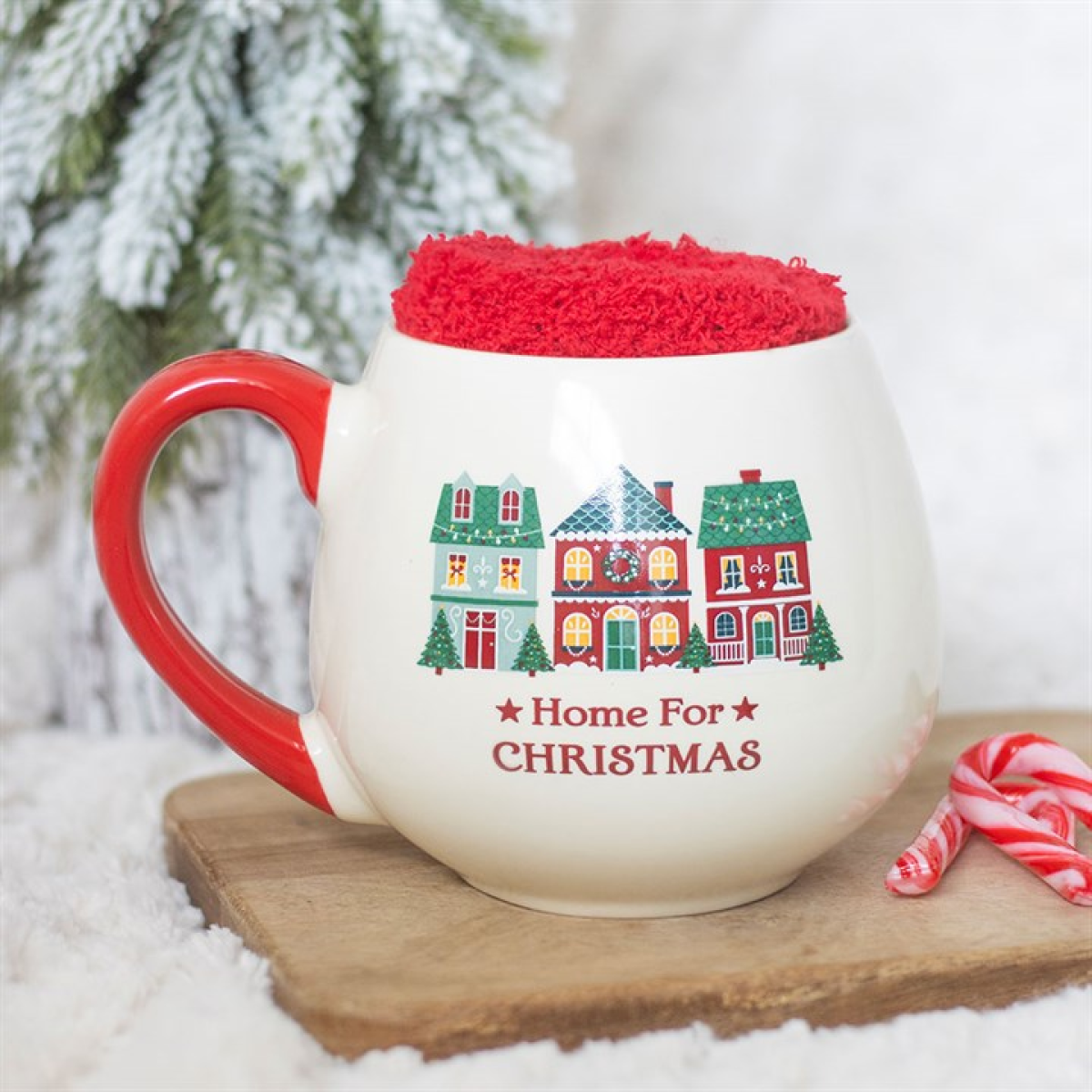 Home for Christmas Mug and Socks Set - Image 1