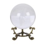 Stardust Fairy Laser Engraved Glass Crystal Ball and Stand - Image 3