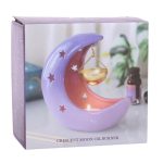 Purple Pastel Crescent Moon Hanging Oil Burner - Image 5