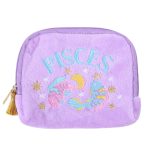 Zodiac Zest Pisces Velvet Pouch - Image 2