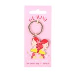 Zodiac Zest Gemini Keyring - Image 2