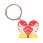 Zodiac Zest Gemini Keyring - Image 3