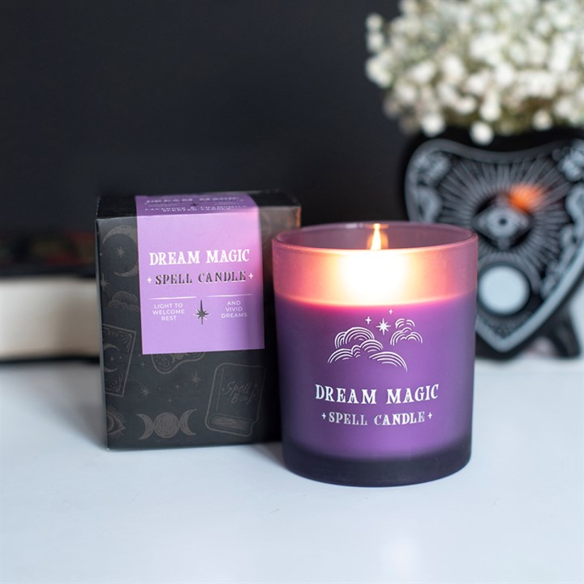 Dream Magic Lavender & Chamomile Scented Candle - Image 1